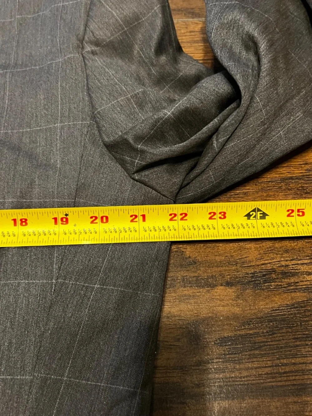 Vintage Burberry Single Breasted Suit Jacket Men 42L Wool Brown Check Made USA